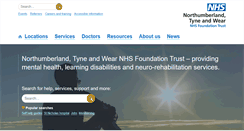 Desktop Screenshot of ntw.nhs.uk